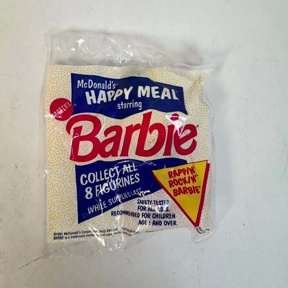 1990 McDonald’s Barbie Happy Meal Toys Sealed Vintage Lot‎ of 4